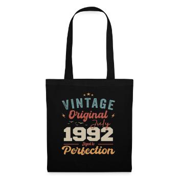 July 1992 Birthday July 1992 Original 1992 July - Tote Bag - black - Front