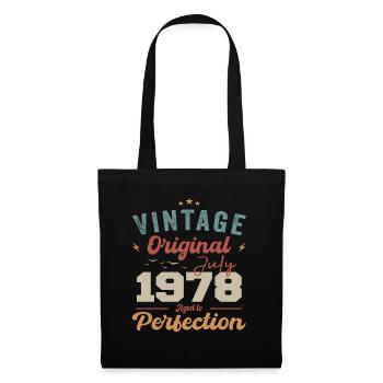 July 1978 Birthday July 1978 Original 1978 July - Tote Bag - black - Front