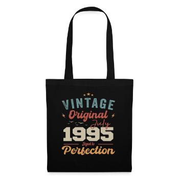 Juillet 1995 Anniversaire Juillet 1995 Original 1995 Juillet - Sac en tissu - noir - Devant