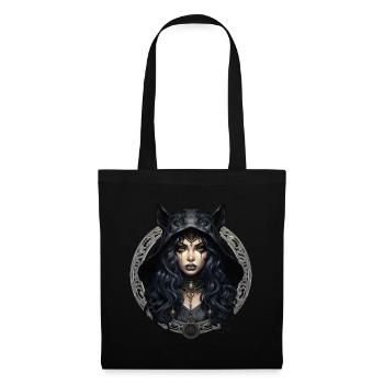 Gothik Okkult Satan Gotik Schwarze Szene Wicca - Stoffbeutel - Schwarz - Vorne