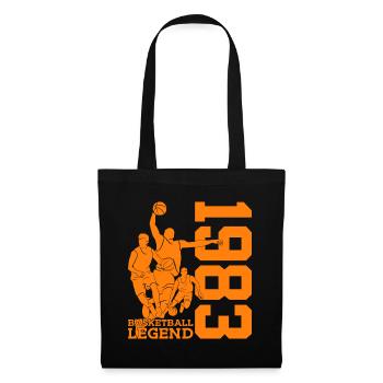 BASKETBALL LEGEND 1983 BASKETBALL 43RD BIRTHDAY - Tote Bag - black - Front