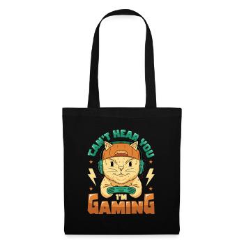 I can't hear you, I'm playing - Tote Bag - black - Front