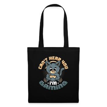 I can't hear you, I'm playing - Tote Bag - black - Front