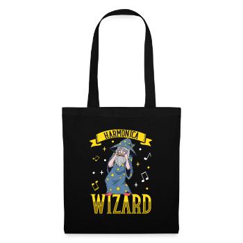 Harmonica Wizard - Mundharmonika - Tote Bag - black - Front
