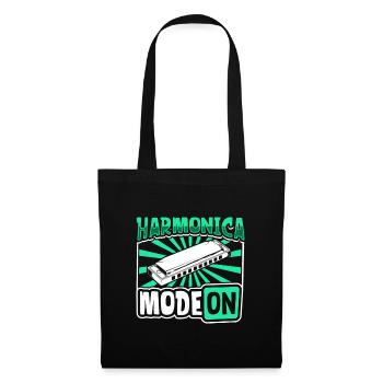 Mode Harmonica activé - Harmonica - Sac en tissu - noir - Devant