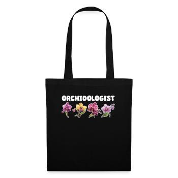 Orchid Whisperer Planzen Freund Orchideen - Stoffbeutel - Schwarz - Vorne