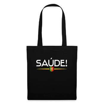 Saúde - Portugal - Stoffbeutel - Schwarz - Vorne