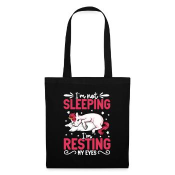 I Don't Sleep - Unicorn - Tote Bag - black - Front