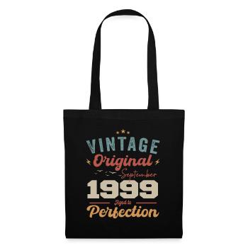 September 1999 Anniversary 1999 September Gift - Tote Bag - black - Front