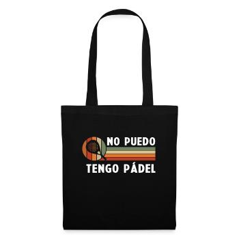 I Can't Have Vintage Padel Padel Racket - Tote Bag - black - Front