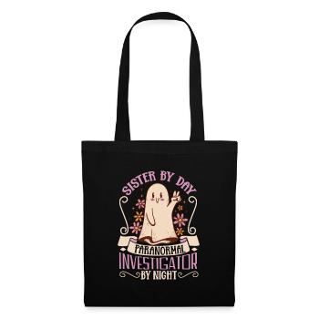 Sœur est une chasseuse de fantômes - Sac en tissu - noir - Devant