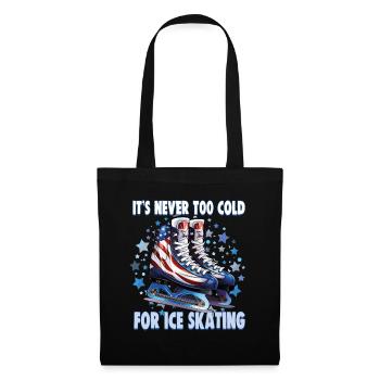 Ice skater Ice skating Ice skating - Tote Bag - black - Front