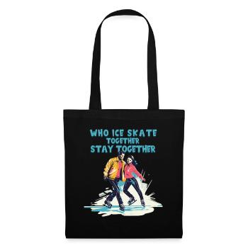 Ice skater Ice skating Ice skating - Tote Bag - black - Front
