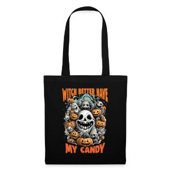 Design d’Halloween pour la fête d’Halloween - Sac en tissu - noir - Devant