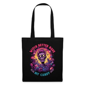 Design d’Halloween pour la fête d’Halloween - Sac en tissu - noir - Devant