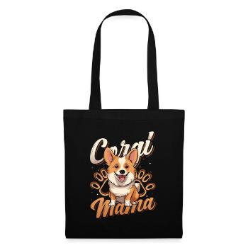 Corgi Mama - Cute Corgi Mama - Tote Bag - black - Front