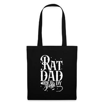 Rattenbesitzer - Ratten Papa - Stoffbeutel - Schwarz - Vorne