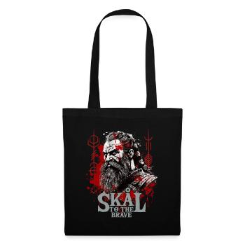 Skal to the brave Viking culture - Tote Bag - black - Front