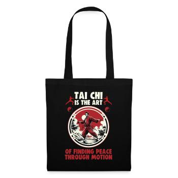 Tai Chi is the art of finding peace Taijiquan - Tote Bag - black - Front