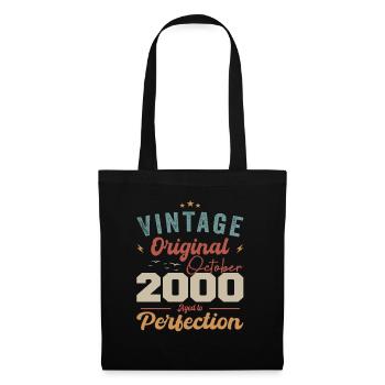October 2000 Birthday Present 2000 October - Tote Bag - black - Front