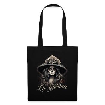 La Catrina Cool Dia De Los Muertos Design - Sac en tissu - noir - Devant