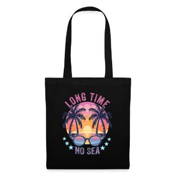 Summer Holidays by the Sea Long Time No Sea - Tote Bag - black - Front