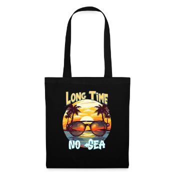 Summer Holidays by the Sea Long Time No Sea - Tote Bag - black - Front