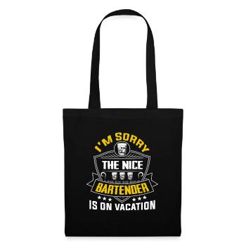 Bartender Waiter Bartender Cocktail Bar Barmaid - Tote Bag - black - Front