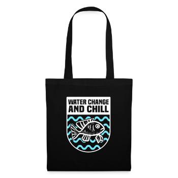 Water change and chill Aquarist Fish Lovers - Tote Bag - black - Front