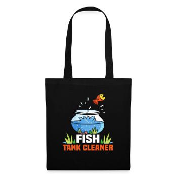 Nettoyeur d’aquarium Aquariist Fish Lover Aquarium - Sac en tissu - noir - Devant