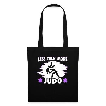 Judo Arts Martiaux Judo Entraîneur Judoka - Sac en tissu - noir - Devant