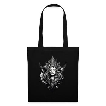 Gothik Queen für Gothik Fans - Stoffbeutel - Schwarz - Vorne