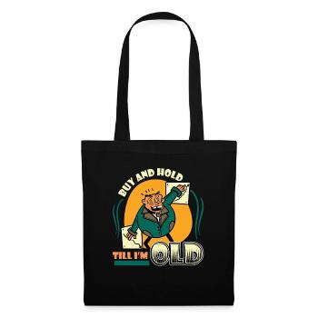 Achète et garde jusqu’à ce que je sois vieux - Sac en tissu - noir - Devant