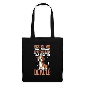 Beagle Lover - Tote Bag - black - Front