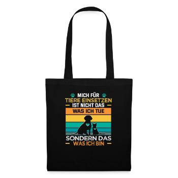 Dog Rescue Designs for Animal Rights Activists - Tote Bag - black - Front