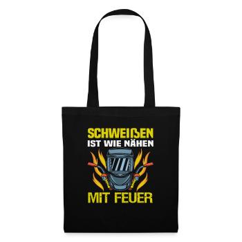 Soudeur Dire Design pour les métallurgistes - Sac en tissu - noir - Devant
