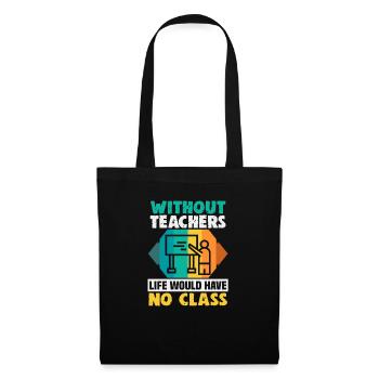Meilleure idée de cadeau de pension pour les enseignants Étudiant - Sac en tissu - noir - Devant