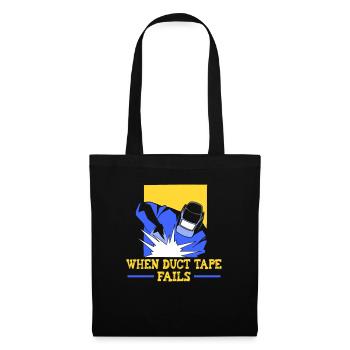 Soudeur Dire Design pour les métallurgistes - Sac en tissu - noir - Devant