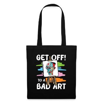 Get Off To A Bad Art - Stoffbeutel - Schwarz - Vorne