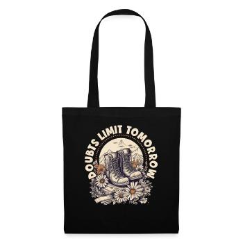 Conception de randonneurs pour les alpinistes et les grimpeurs - Sac en tissu - noir - Devant