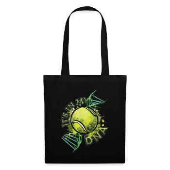 Tennis lover - it's in my DNA, tennis - Tote Bag - black - Front