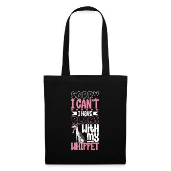 Plans with my Whippet - Tote Bag - black - Front