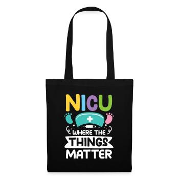 Nicu Where The Things Matter - Stoffbeutel - Schwarz - Vorne