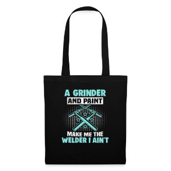 Soudeur Dire Design pour les métallurgistes - Sac en tissu - noir - Devant