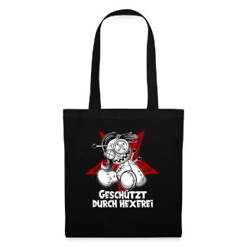 Magische Dunkle Kunst Okkulte Hexen Designs - Stoffbeutel - Schwarz - Vorne