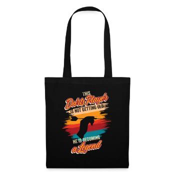 Allemand joueur de fléchettes anniversaire fléchettes équipe fléchettes fléchettes - Sac en tissu - noir - Devant