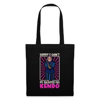 I Can't - My Daughter Has Kendo - Tote Bag - black - Front