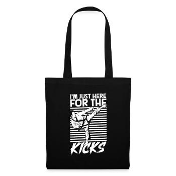 I'm only here for the kicks - Tang so Do - Tote Bag - black - Front