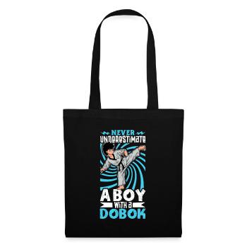 Never Underestimate the Boy in the Dobok - Tang so Do - Tote Bag - black - Front