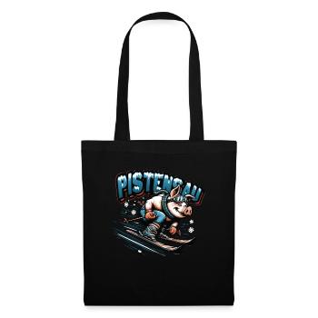 Skier Pig Pistensau Après-ski - Tote Bag - black - Front